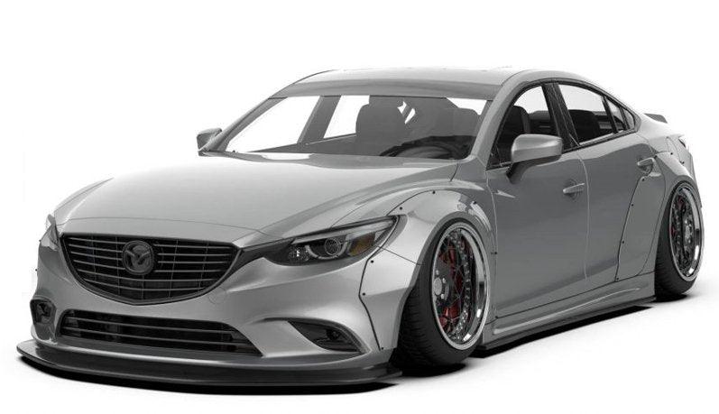Mazda6 Sport Grand Touring Singature Carbon Edition 2014 2015 2016 2017 2018 2019 with Aftermarket Parts - For OEM Bumper Front Lip Carbon Fiber / FRP from Robot Craftsman
 Mazda6 Sport Grand Touring Singature Carbon Edition 2014 2015 2016 2017 2018 2019 with Aftermarket Parts - For OEM Bumper Front Lip Carbon Fiber / FRP from Robot Craftsman