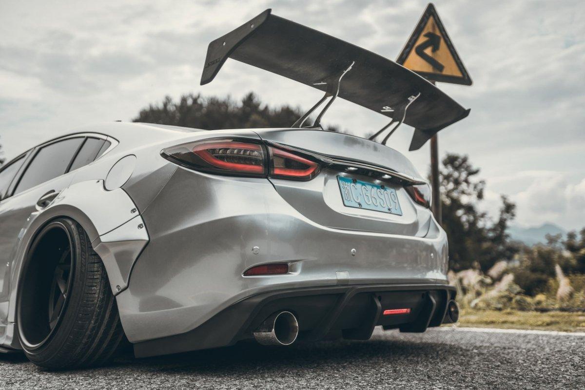 Mazda Mazda6 Sport Grand Touring Singature Carbon Edition 2014 2015 2016 2017 2018 2019 2020 2021 2022 with Aftermarket Parts - Rear Spoiler Wing Carbon Fiber / FRP from Robot Craftsman Mazda Mazda6 Sport Grand Touring Singature Carbon Edition 2014 2015 2016 2017 2018 2019 2020 2021 2022 with Aftermarket Parts - Rear Spoiler Wing Carbon Fiber / FRP from Robot Craftsman