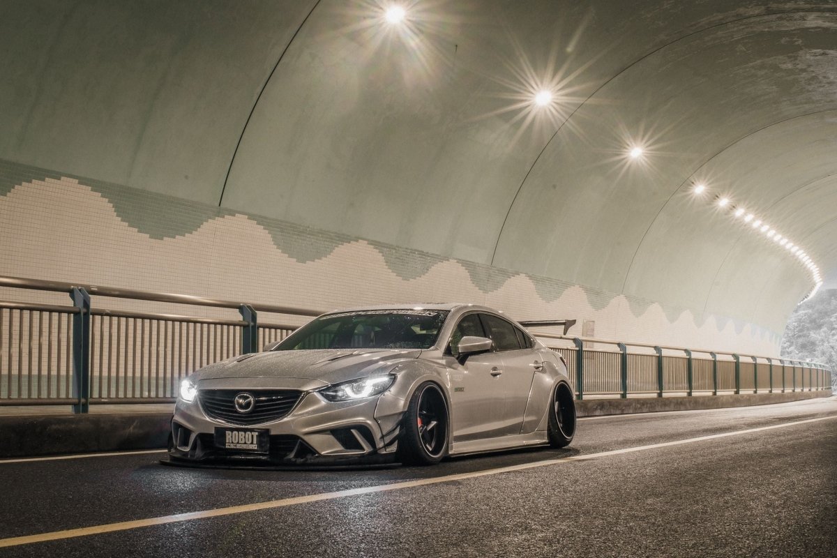 Mazda Mazda6 Sport Grand Touring Singature Carbon Edition 2014 2015 2016 2017 2018 2019 2020 2021 2022 with Aftermarket Parts - Rear Spoiler Wing Carbon Fiber / FRP from Robot Craftsman