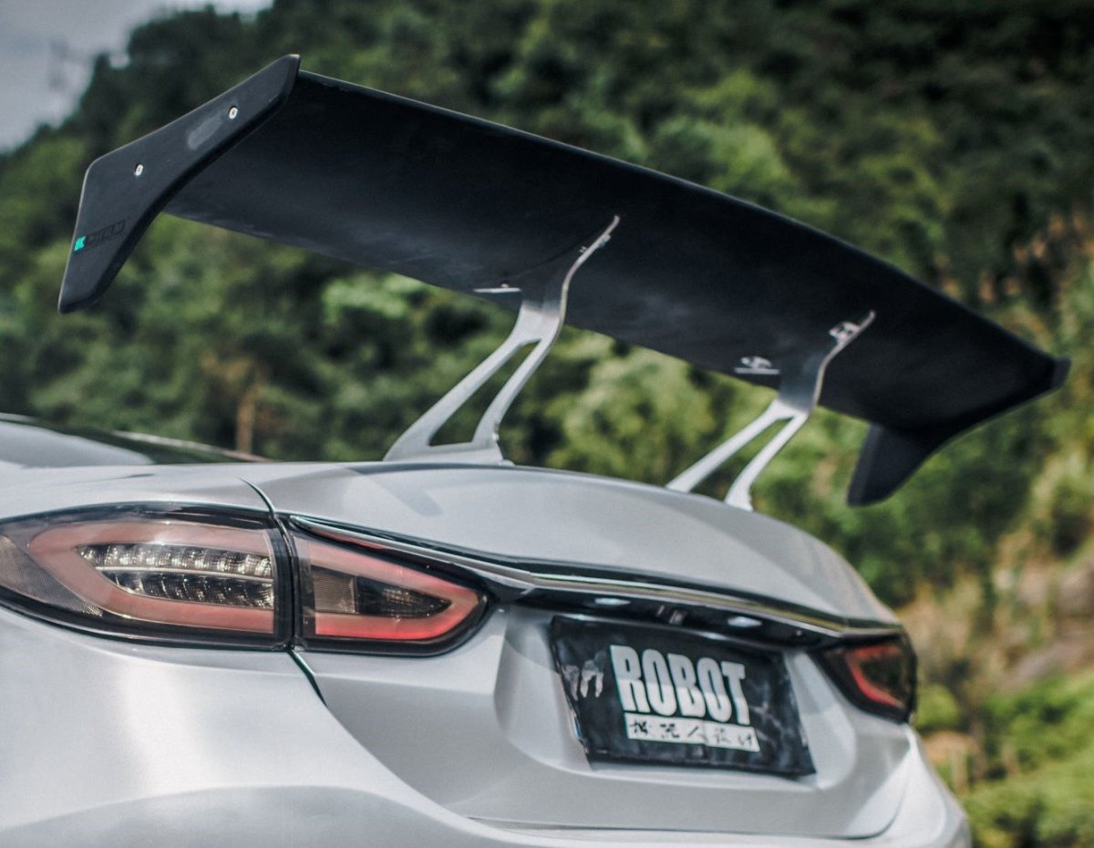 Mazda Mazda6 Sport Grand Touring Singature Carbon Edition 2014 2015 2016 2017 2018 2019 2020 2021 2022 with Aftermarket Parts - Rear Spoiler Wing Carbon Fiber / FRP from Robot Craftsman