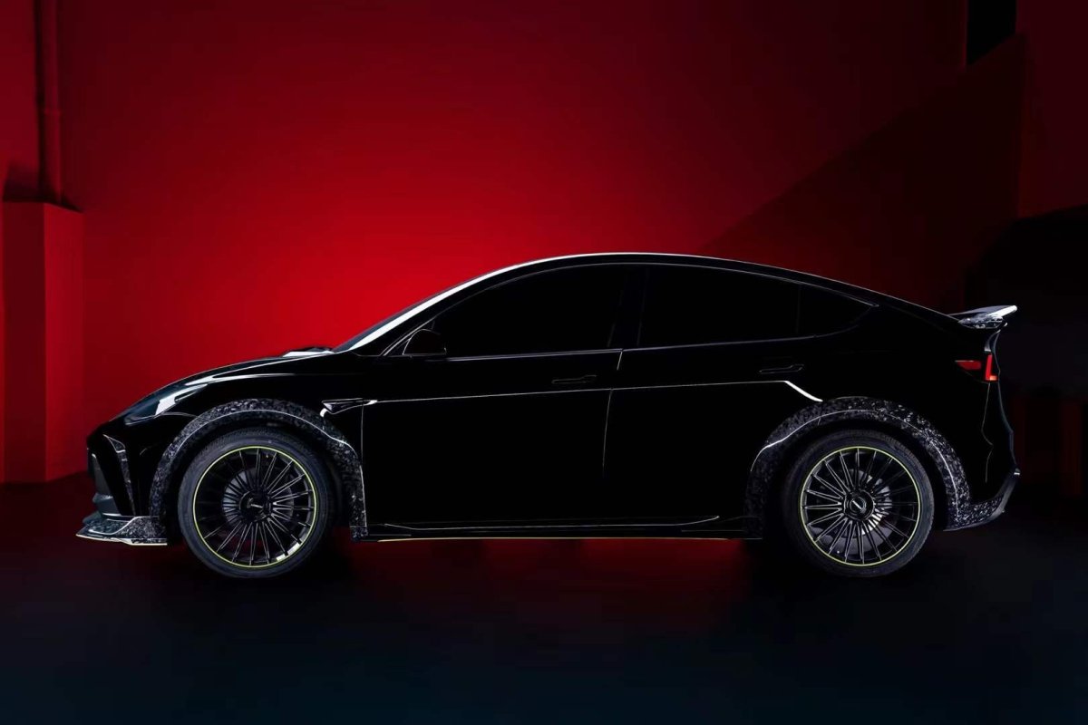 Tesla Model Y Performance AWD Long Range RWD Standard 2020 2021 2023 2024 with Aftermarket Parts - "STARSHIP" Rear Spoiler Wing Carbon Fiber / FRP from Robot Craftsman Tesla Model Y Performance AWD Long Range RWD Standard 2020 2021 2023 2024 with Aftermarket Parts - "STARSHIP" Rear Spoiler Wing Carbon Fiber / FRP from Robot Craftsman
