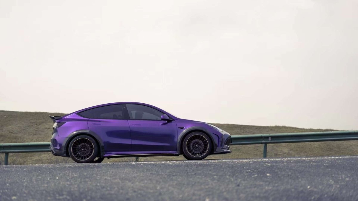 Tesla Model Y Performance AWD Long Range RWD Standard 2020 2021 2023 2024 with Aftermarket Parts - "STARSHIP" Rear Spoiler Wing Carbon Fiber / FRP from Robot Craftsman Tesla Model Y Performance AWD Long Range RWD Standard 2020 2021 2023 2024 with Aftermarket Parts - "STARSHIP" Rear Spoiler Wing Carbon Fiber / FRP from Robot Craftsman