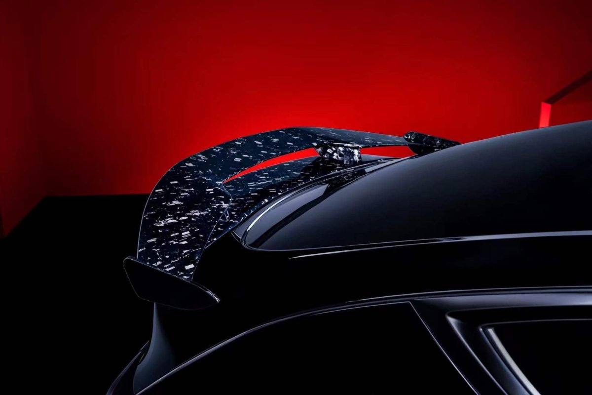 Tesla Model Y Performance AWD Long Range RWD Standard 2020 2021 2023 2024 with Aftermarket Parts - "STARSHIP" Rear Spoiler Wing Carbon Fiber / FRP from Robot Craftsman Tesla Model Y Performance AWD Long Range RWD Standard 2020 2021 2023 2024 with Aftermarket Parts - "STARSHIP" Rear Spoiler Wing Carbon Fiber / FRP from Robot Craftsman