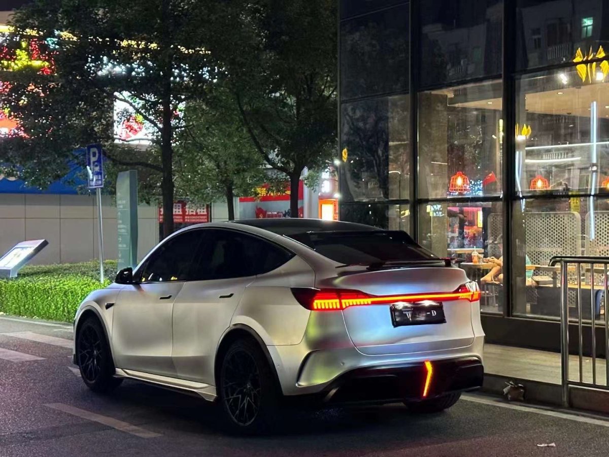 Tesla Model Y Performance AWD Long Range RWD Standard 2020 2021 2023 2024 with Aftermarket Parts - "STARSHIP" Rear Spoiler Wing Carbon Fiber / FRP from Robot Craftsman Tesla Model Y Performance AWD Long Range RWD Standard 2020 2021 2023 2024 with Aftermarket Parts - "STARSHIP" Rear Spoiler Wing Carbon Fiber / FRP from Robot Craftsman
