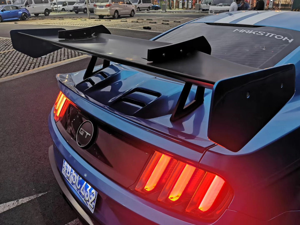 ROBOT CRAFTSMAN Carbon Fiber or FRP Trunk Deck Lid Top Cover For Ford Mustang S550 S550.1 S550.2 GT EcoBoost V6 GT350 GT500