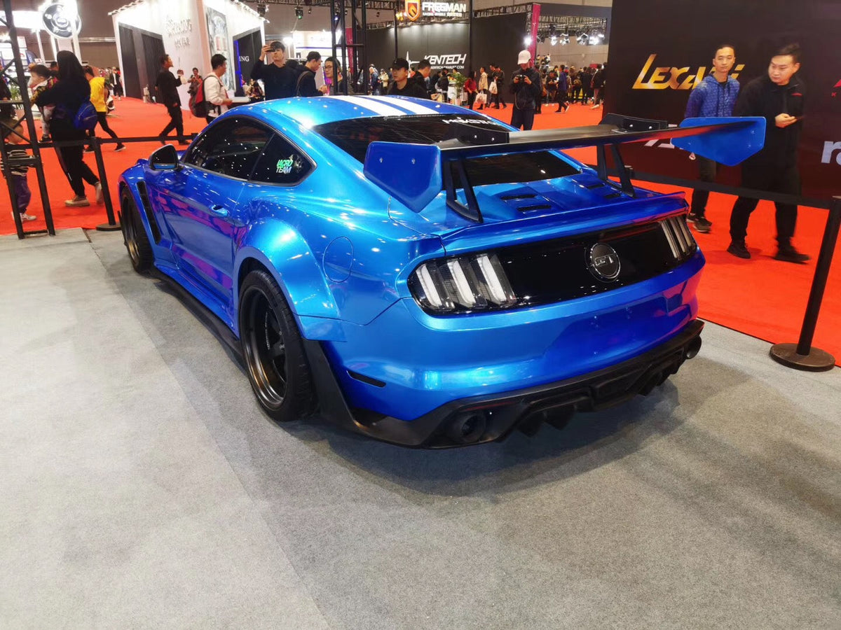 ROBOT CRAFTSMAN Carbon Fiber or FRP Trunk Deck Lid Top Cover For Ford Mustang S550 S550.1 S550.2 GT EcoBoost V6 GT350 GT500