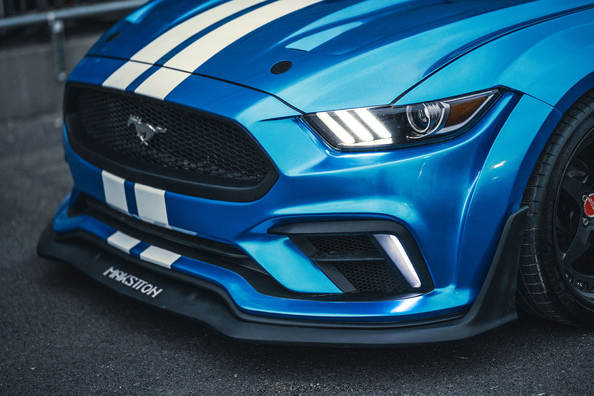ROBOT CRAFTSMAN "Cavalier" Widebody Front Bumper & Lip For Mustang S550.1 2015-2017 Carbon Fiber