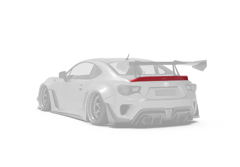 Carbon Fiber Ducktail Rear Spoiler for Toyota 86 BRZ FR S