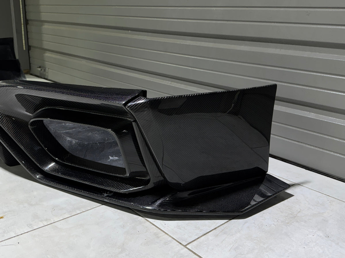 Robot Craftsman "GODZILLA" Rear Bumper & Diffuser for Nissan GTR  R35 PP Polypropylene FRP Carbon Fiber