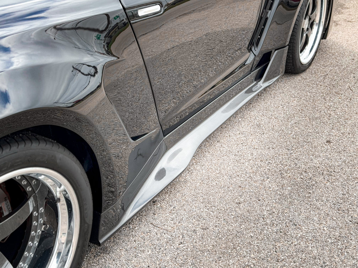 Robot Craftsman "GODZILLA" Widebody Wheel Arches & Side Skirts for Nissan GTR Nismo T-Spec Carbon Fiber/FRP