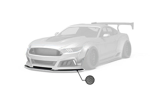 Robot Craftsman "STORM" Widebody Front Lip for Ford Mustang Ecoboost V6 GT S550.1 S550.2 2015-2023 Carbon Fiber/FRP