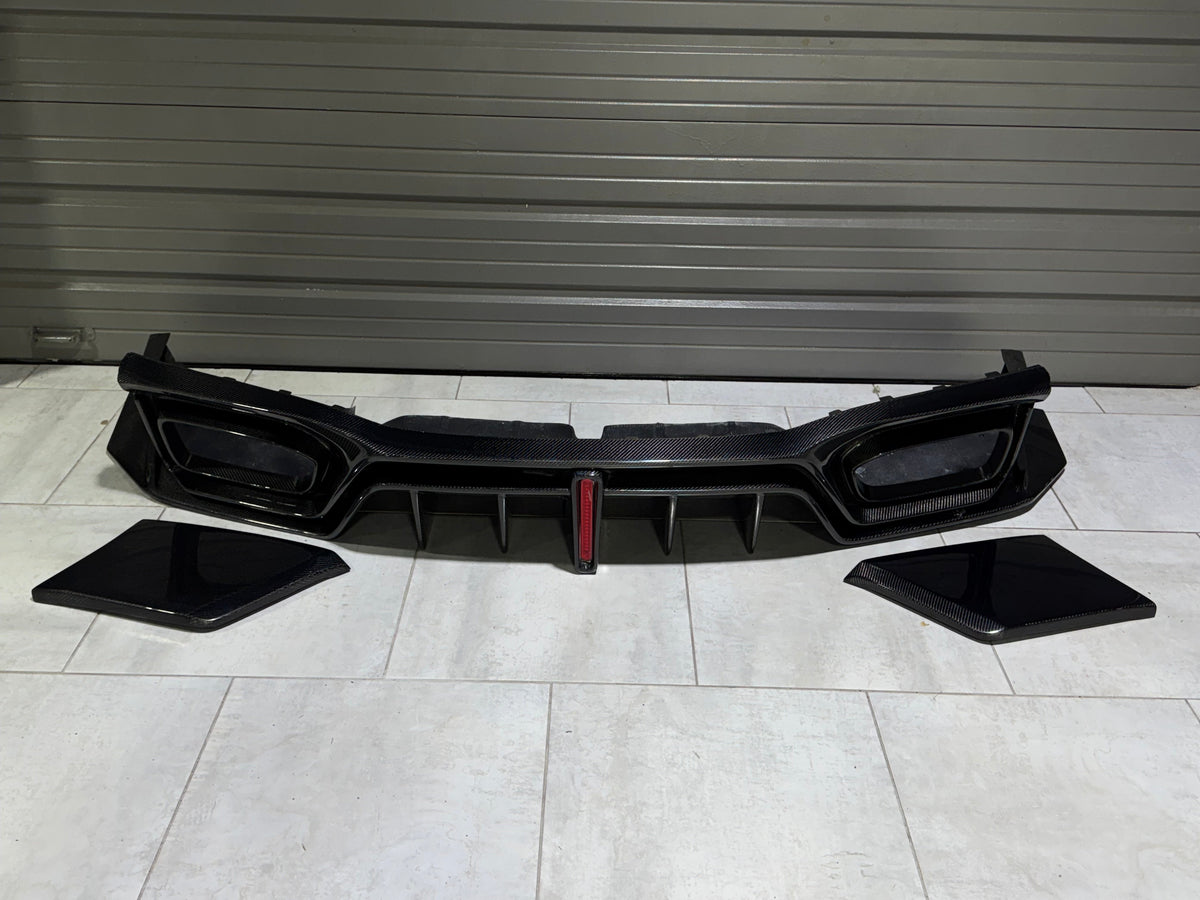 Robot Craftsman "GODZILLA" Rear Bumper & Diffuser for Nissan GTR  R35 PP Polypropylene FRP Carbon Fiber
