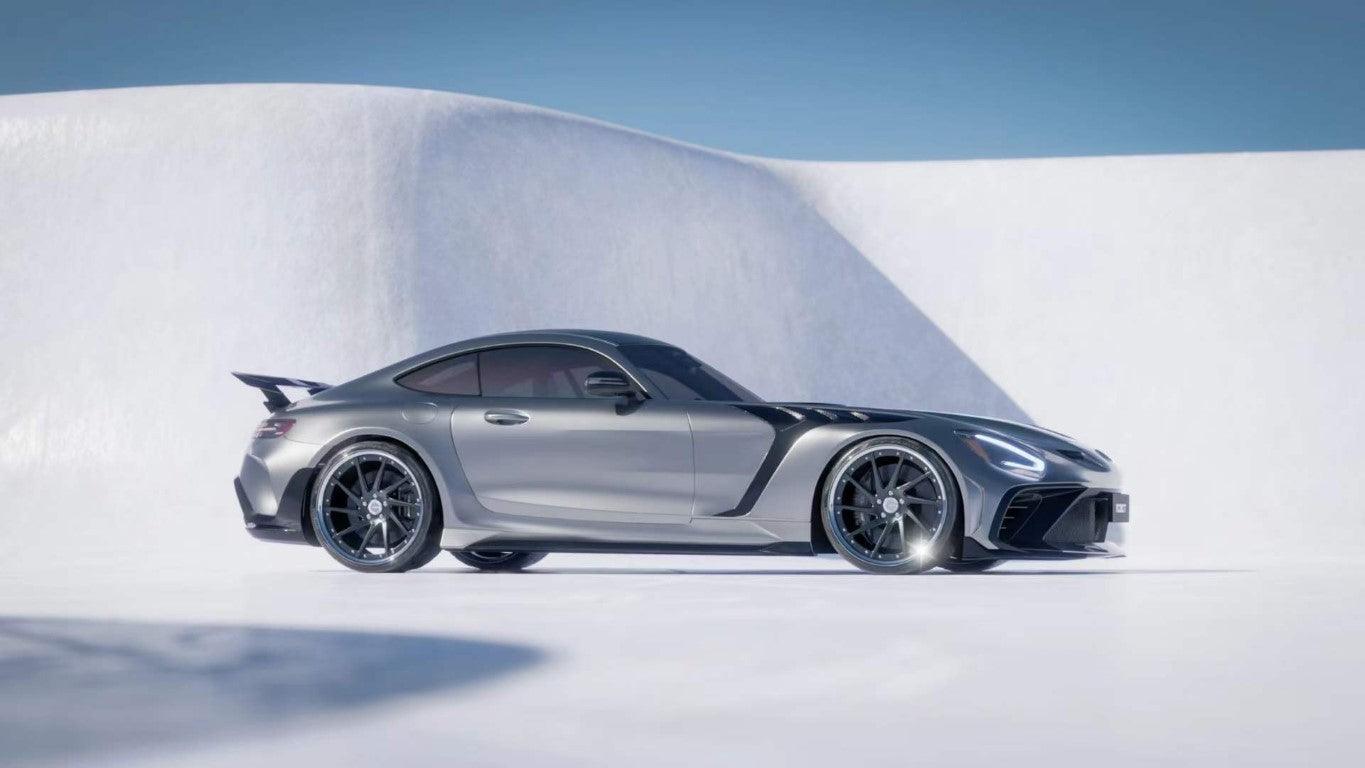 Mercedes Benz AMG GT/GTS/GTC C190 (fits both Pre-facelift & facelift) 2015 2016 2017 2018 2019 2020 2021 with Aftermarket Parts - Paragon Front Fenders Carbon Fiber / FRP from Robot Craftsman