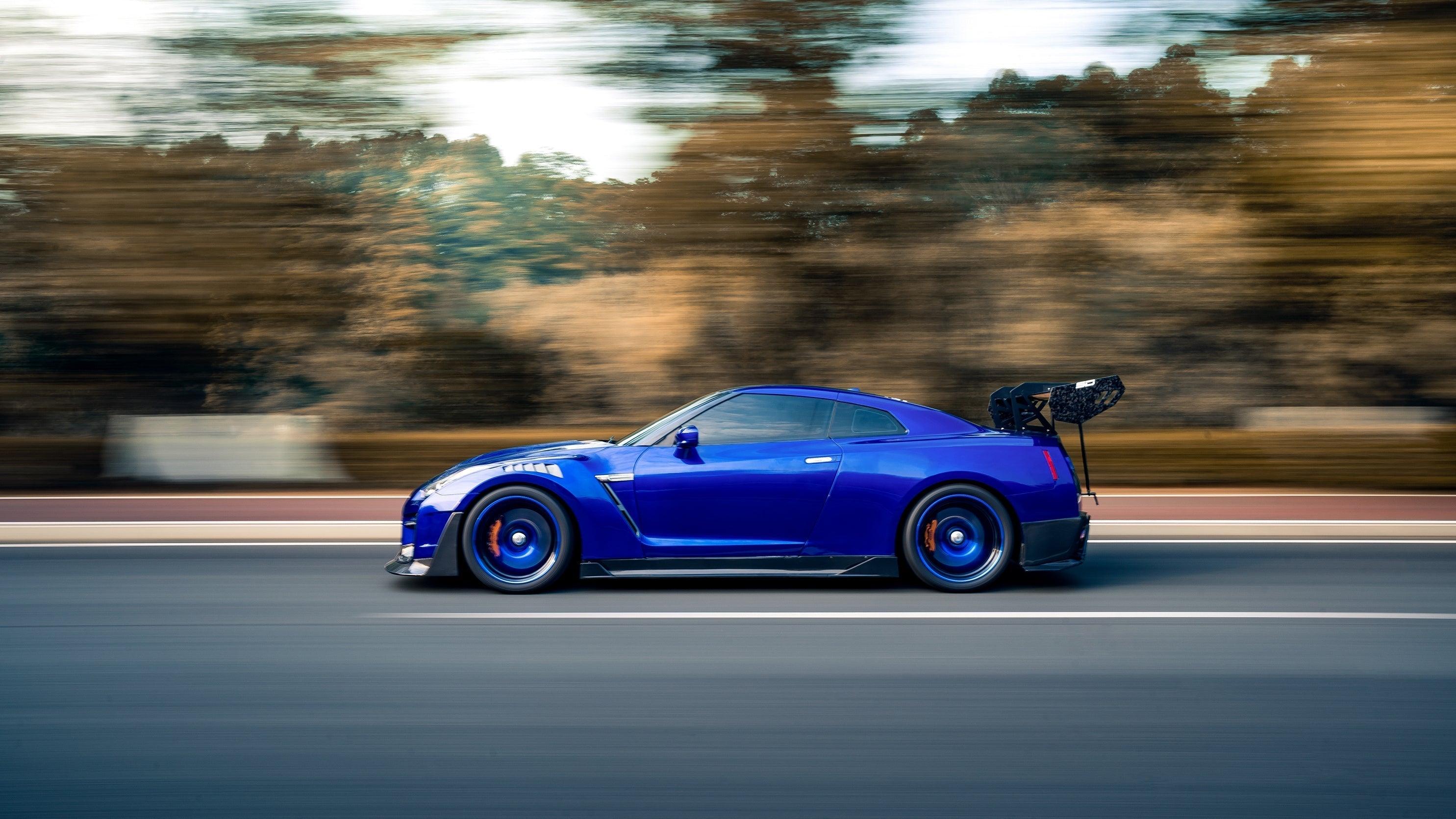Nissan GTR Nismo T-Spec Black Edition Track Edition Premium Pure CBA DBA EBA 2008 2009 2010 2011 2012 2013 2014 2015 2016 2017 2018 2019 2020 2021 2022 2023 2024 with Aftermarket Parts - "Godzilla" Swan Neck Thor GT Wing Carbon Fiber / FRP from Robot Craftsman