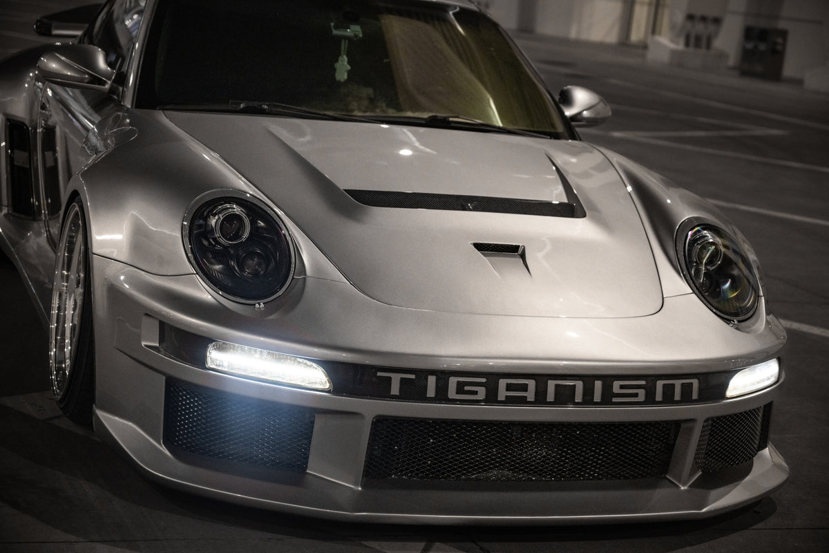 ROBOT CRAFTSMAN "TIGANISM GUSTAV" Widebody Front Bumper and Lip for Porsche 997.1 997.2 911 Carrera Base/S/4S/Targa/GTS/GT3/Turbo Carbon Fiber / FRP