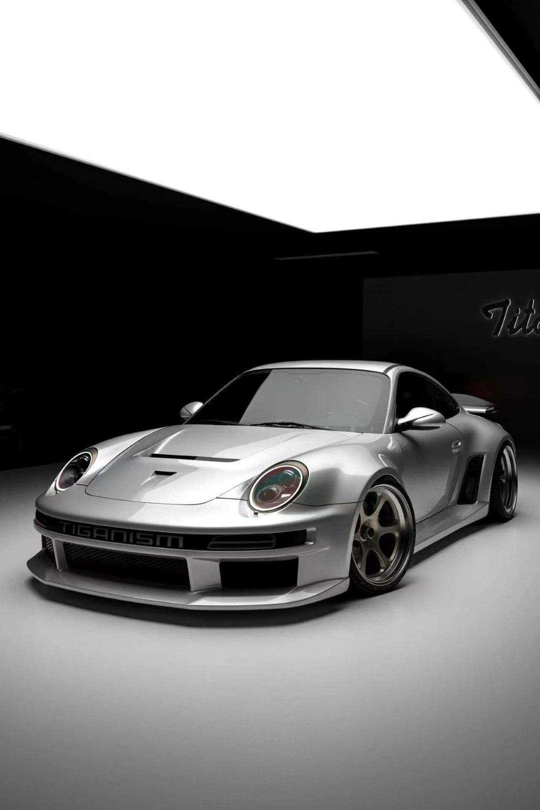 ROBOT CRAFTSMAN "TIGANISM GUSTAV" Widebody Rear Quarter Panel Flares Wheel Arches for Porsche 911 997.1 997.2 Carrera Base/S 2005–2012 Carbon Fiber / FRP