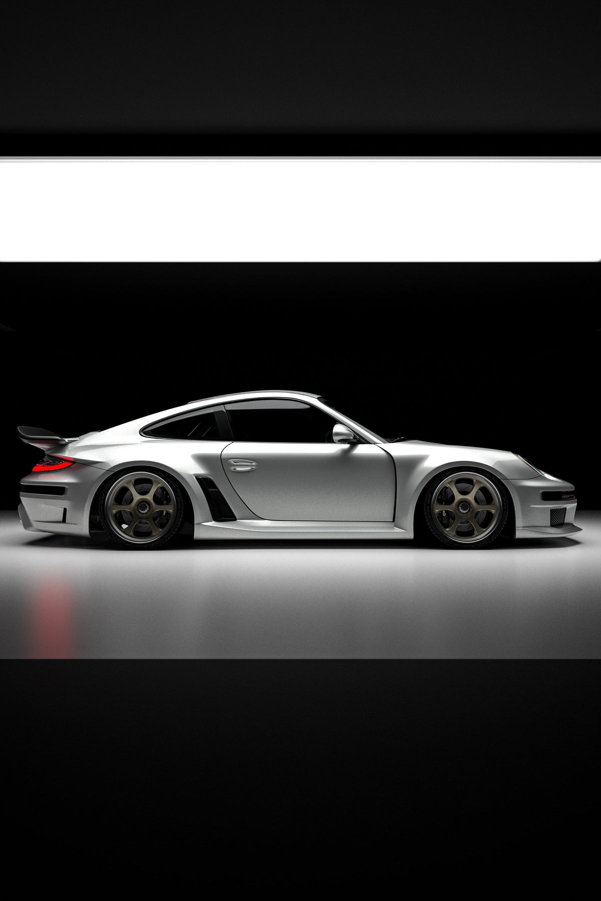 ROBOT CRAFTSMAN "TIGANISM GUSTAV" Widebody Side Skirts for Porsche 911 997.1 997.2 Carrera Base/S 2005–2012 Carbon Fiber / FRP