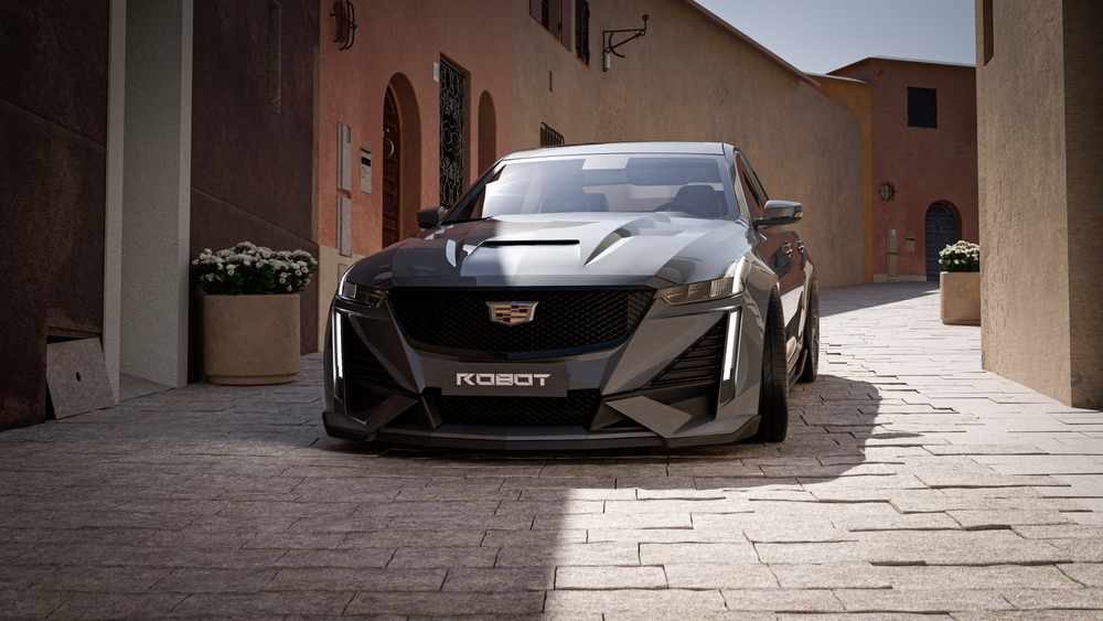 Cadillac CT5 with Robot Craftsman PRISM body kit