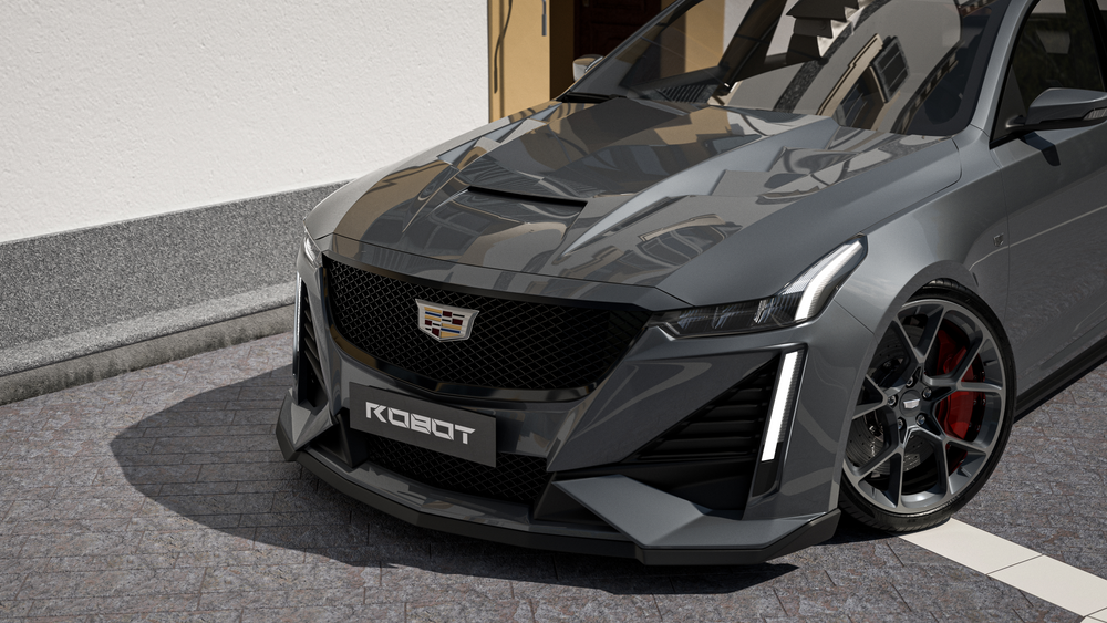 Cadillac CT5 with Robot Craftsman PRISM body kit