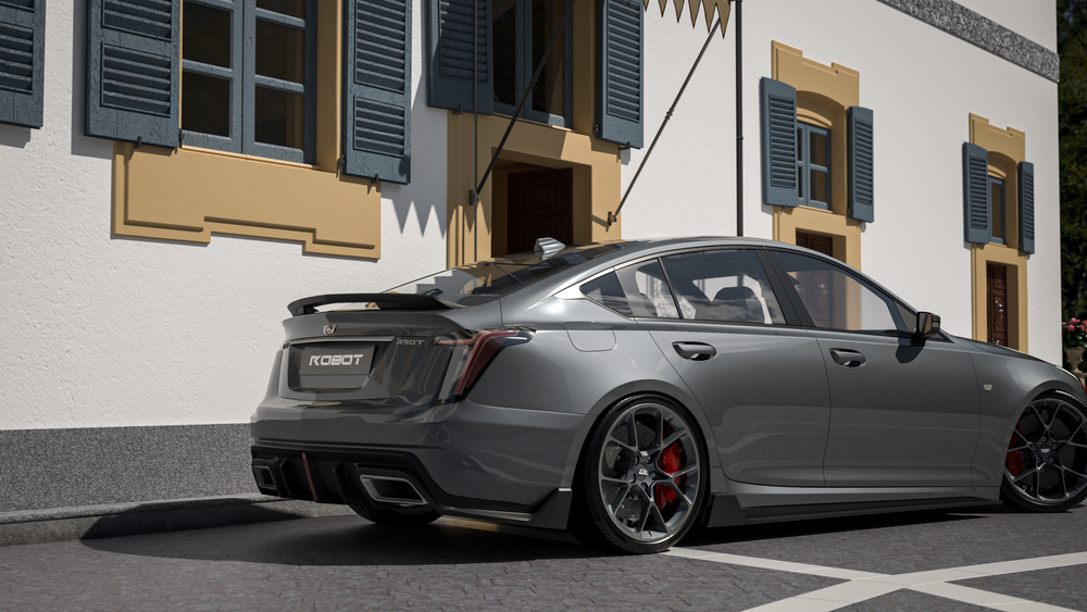 Cadillac CT5 with Robot Craftsman PRISM body kit