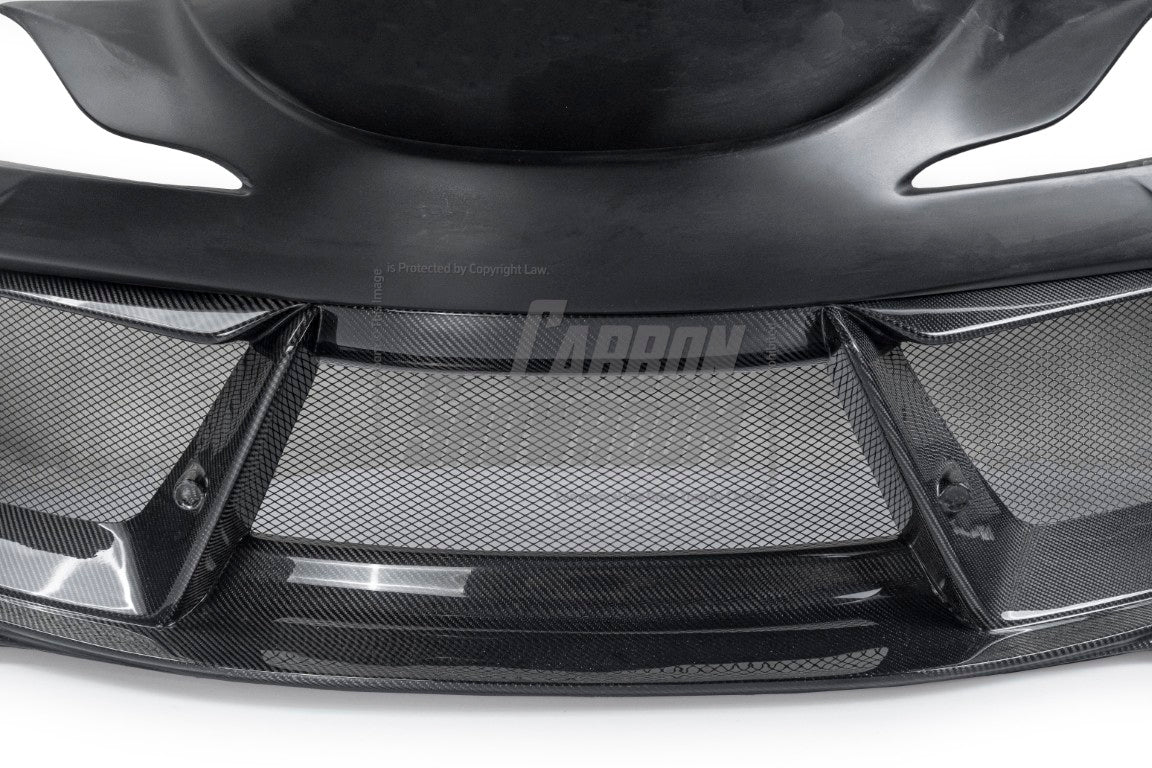 Toyota Supra MK5 A90 A91 3.0 2.0 2020 2021 2022 2023 2024 with Aftermarket Parts - "Alerion" Narrow Body Front Bumper & Lip Carbon Fiber / FRP from Robot Craftsman
