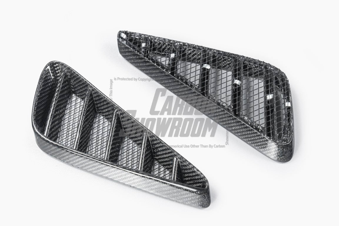 Toyota Supra MK5 A90 A91 3.0 2.0 2020-ON with Aftermarket Parts - "Alerion" Narrow Body Front Bumper & Lip Carbon Fiber / FRP from Robot Craftsman
