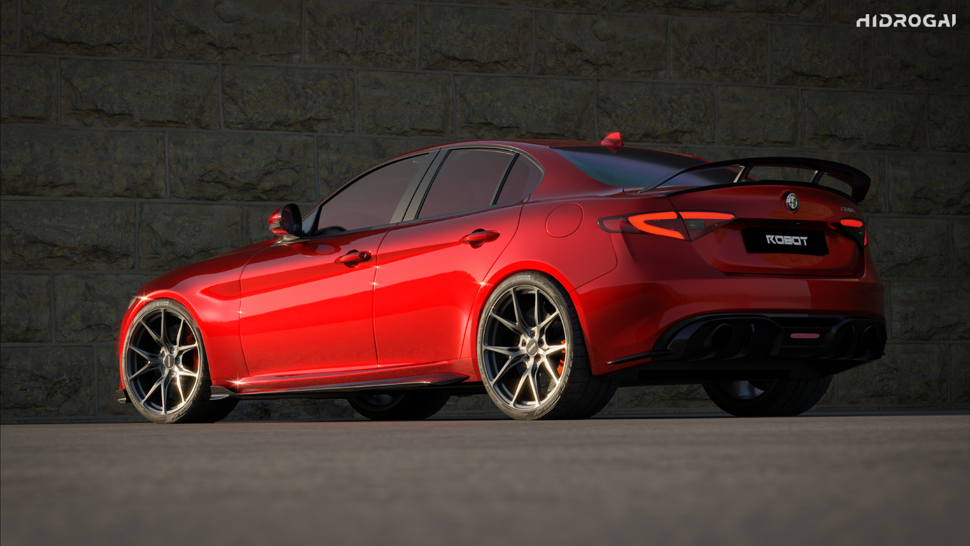 Giulia Sport Veloce Ti Aftermarket Parts Robot Craftsman's Rear Spoiler ...