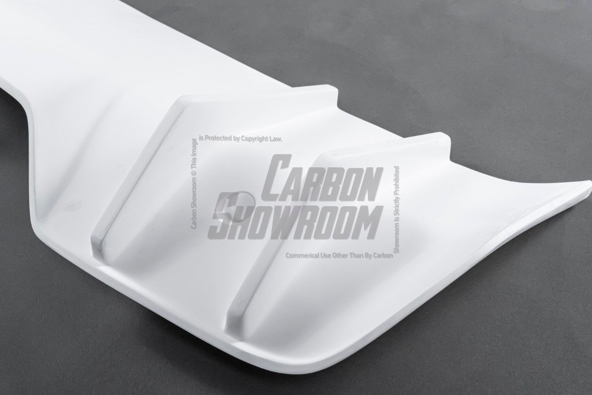 Ford Mustang Ecoboost V6 GT March1 Bullitt S550.1 S550.2 2015-2023 (note: dual exhaust tips) with Aftermarket Parts - CAVALIER Rear Diffuser Carbon Fiber/FRP from Robot Craftsman
