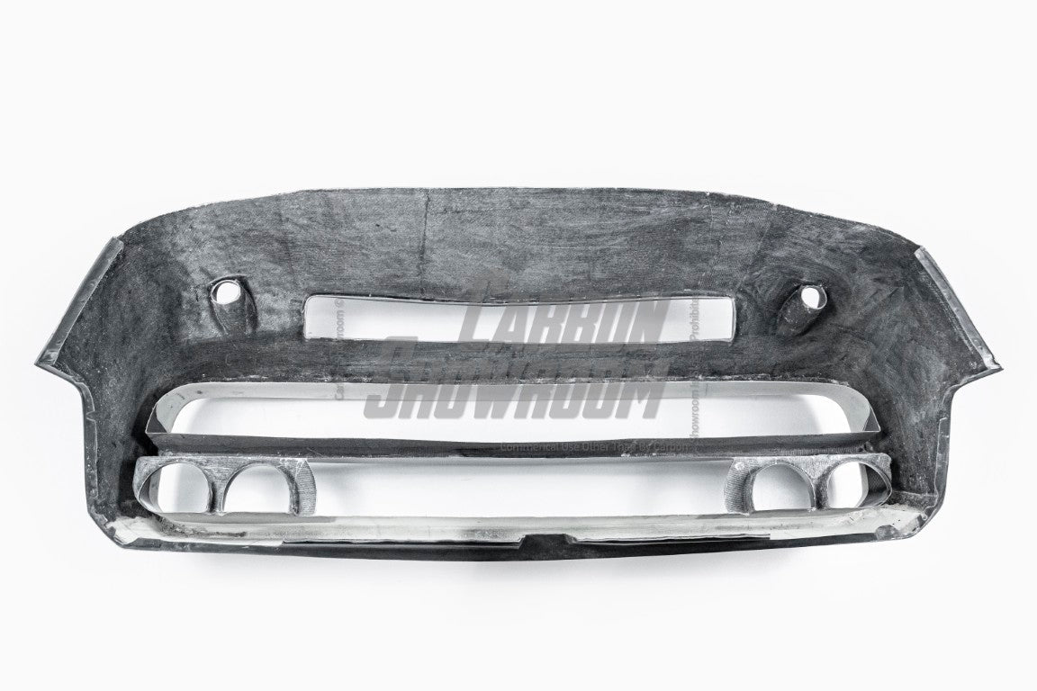 Dodge Challenger Demon Redeye Hellcat T/A Scat Pack 392 SRT R/T SXT SE 2008 2009 2010 2011 2012 2013 2014 2015 2016 2017 2018 2019 2020 2021 2022 2023 with Aftermarket Parts - "CHOPPER" Front Bumper Carbon Fiber / FRP from Robot Craftsman