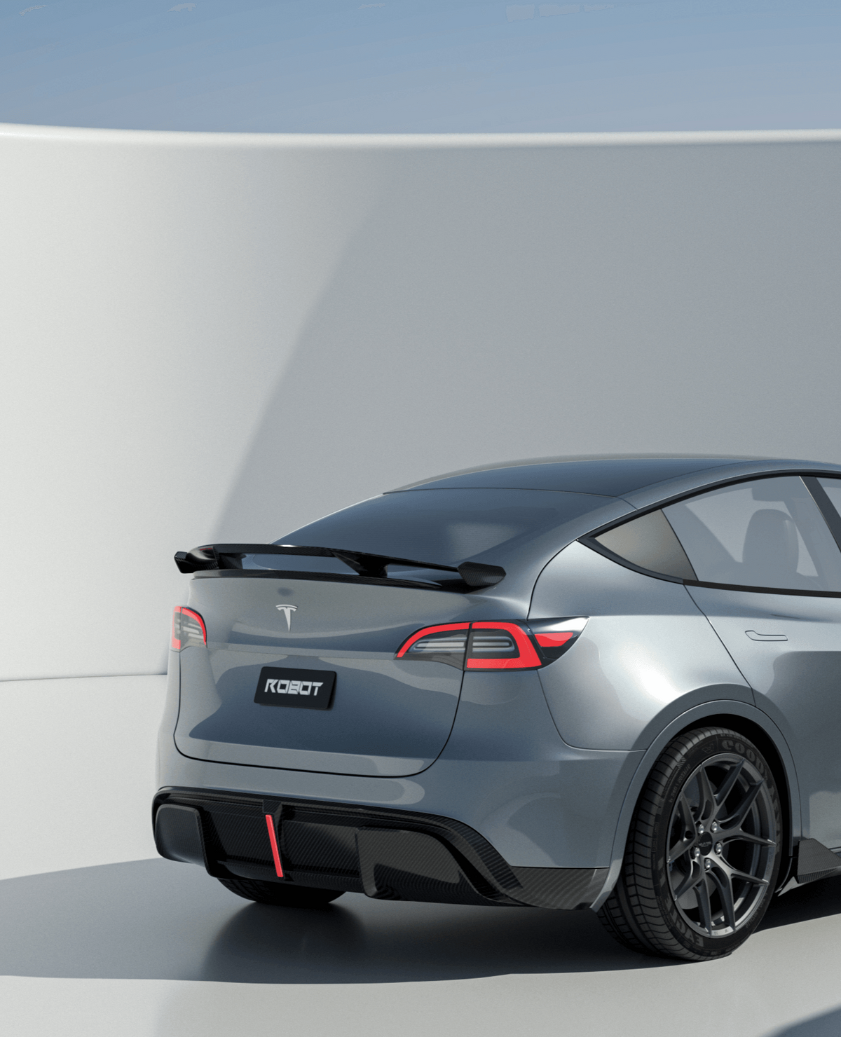 Tesla Model Y Performance Aftermarket Parts Robot Craftsman Rear