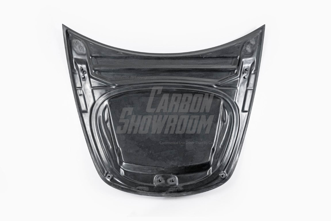 Tesla Model 3 Performance Long Range Standard Base 2017 2018 2019 2020 2021 2022 2023 with Aftermarket Parts - "Crypton" Hood Bonnet Carbon Fiber / FRP from Robot Craftsman