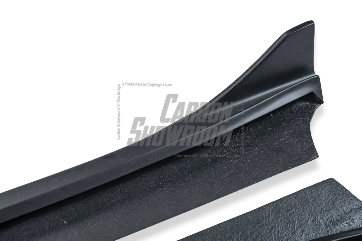 Tesla Model 3 Performance Long Range Standard Base 2017-2023 with Aftermarket Parts - Crypton Side Skirts Carbon Fiber / FRP from Robot Craftsman