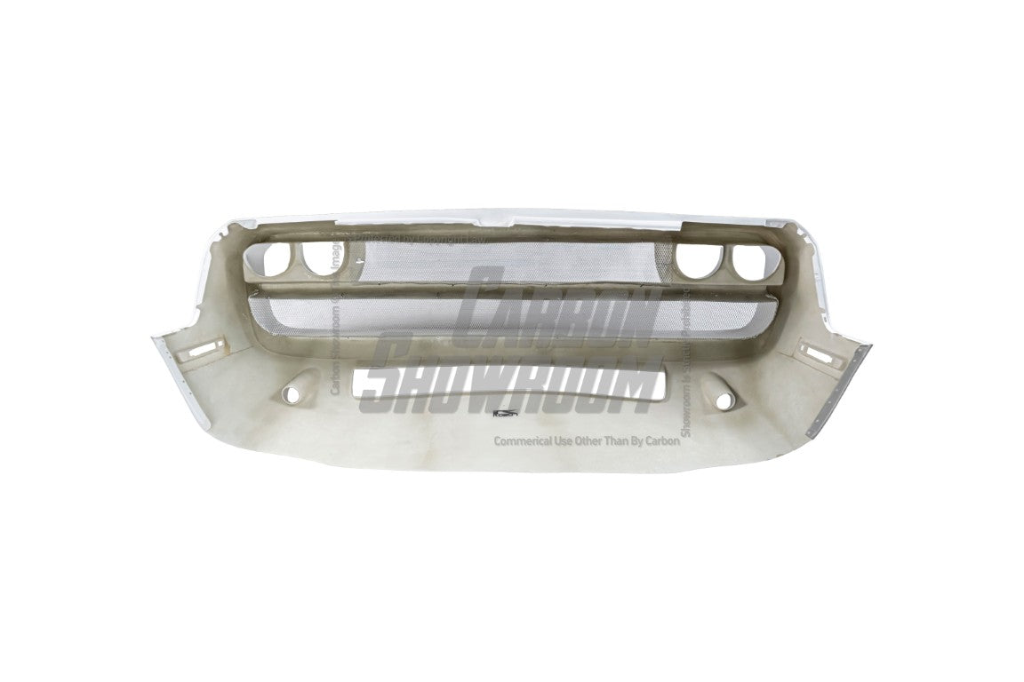 Challenger Demon Redeye Hellcat T/A Scat Pack 392 SRT R/T SXT SE 2008 2009 2010 2011 2012 2013 2014 2015 2016 2017 2018 2019 2020 2021 2022 2023 with Aftermarket Parts - "CHOPPER" Front Bumper Carbon Fiber / FRP from Robot Craftsman