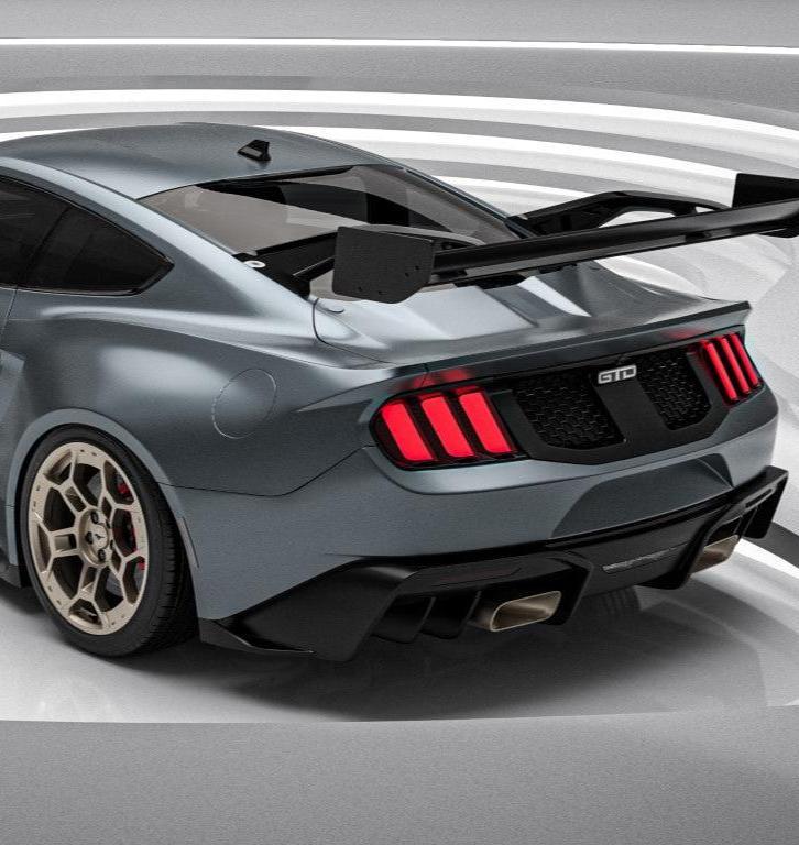Mustang V6 S550.1 Aftermarket Parts Robot Craftsman's Rear Bumper ...