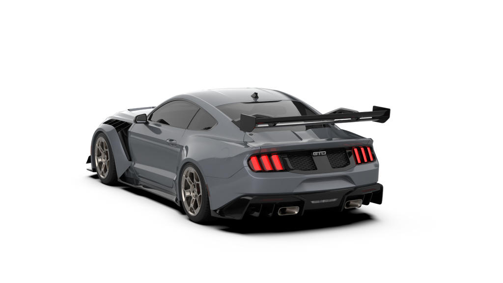 Mustang V6 S550.1 Aftermarket Parts Robot Craftsman's Rear Bumper ...