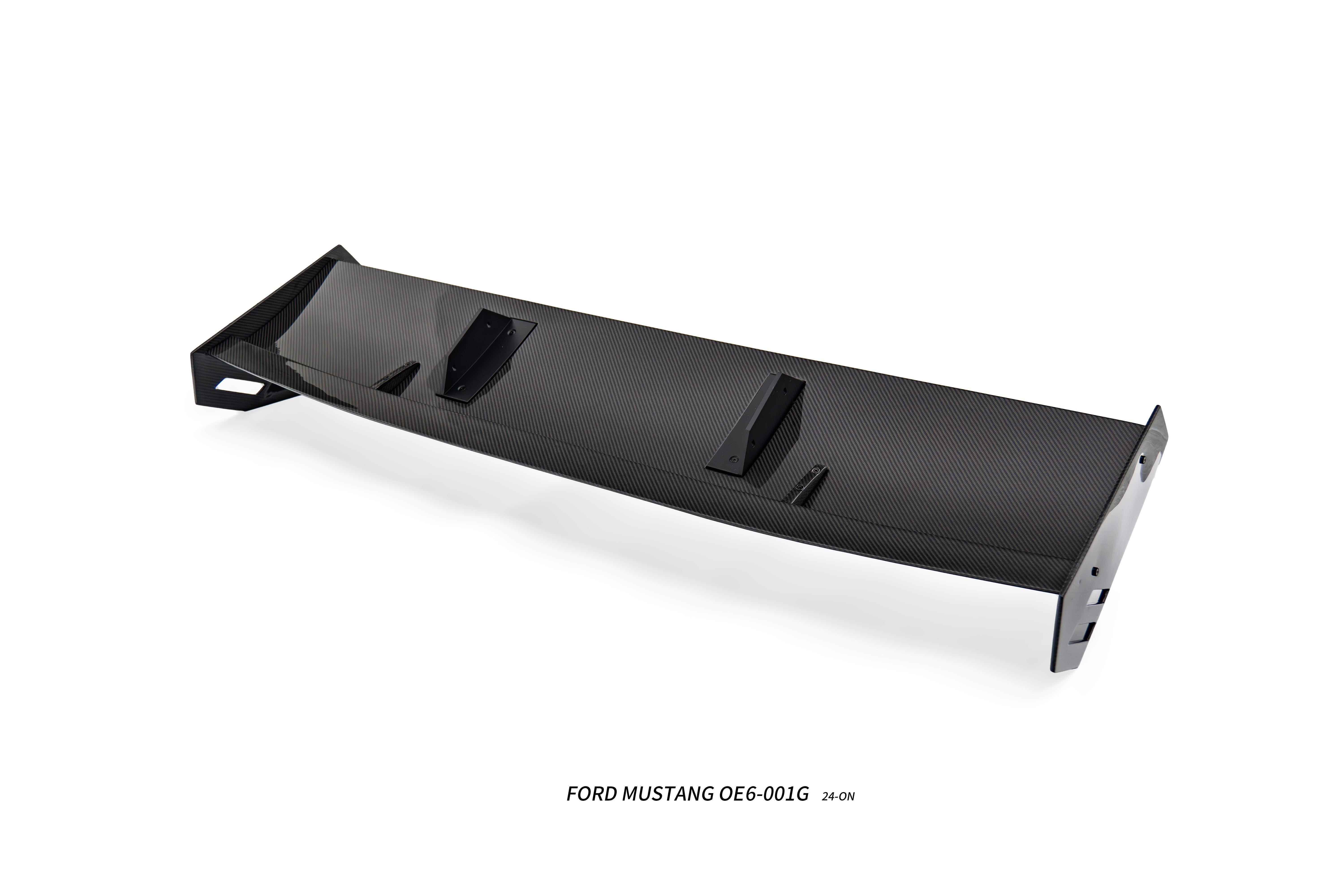 Ford Mustang Ecoboost V6 GT March1 Bullitt S550.1 S550.2 2015 2016 2017 2018 2019 2020 2021 2022 2023 with Aftermarket Parts - "DAWN & DUSK" Rear Wing & Spoiler Carbon Fiber / FRP from Robot Craftsman