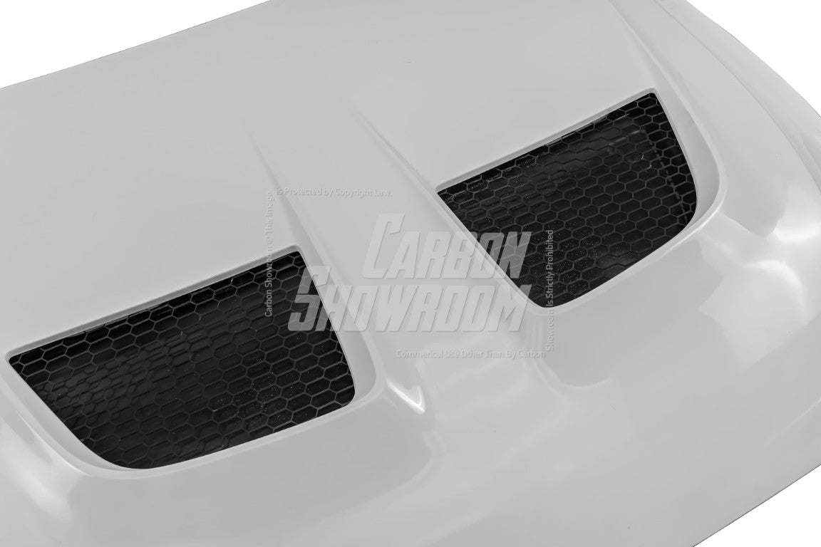 Ford Mustang Ecoboost V6 GT March1 Bullitt S550.1 S550.2 2015 2016 2017 2018 2019 2020 2021 2022 2023 (designed for ROBOT CRAFTSMAN S550 GTD Style widebody kit, S550.2 requires S550.1 headlight. designed to be installed with ROBOT CRAFTSMAN GTD front bumper) with Aftermarket Parts - GTD Style Hood Bonnet Carbon Fiber / FRP from Robot Craftsman