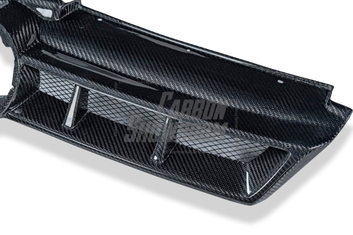 Volkswagen Golf R GTI Base MK7 MK7.5 2015 2016 2017 2018 2019 2020 2021 with Aftermarket Parts - Front Grill Replacement & ROBOT emblem cover Carbon Fiber / FRP from Robot Craftsman