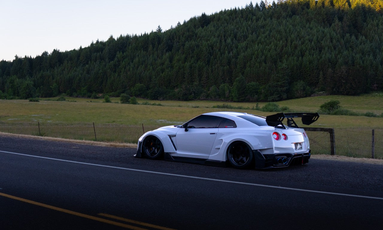 Robot Craftsman "Godzilla" Widebody Rear Diffuser for Nissan GTR R35 2008-ON - Performance SpeedShop