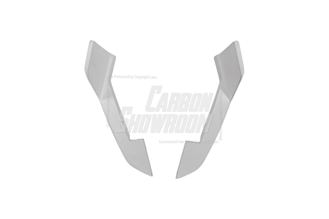 Tesla Model 3 Highland / Performance 2024-ON with Aftermarket Parts - "HACKER" Front Corner Canards Carbon Fiber / FRP from Robot Craftsman