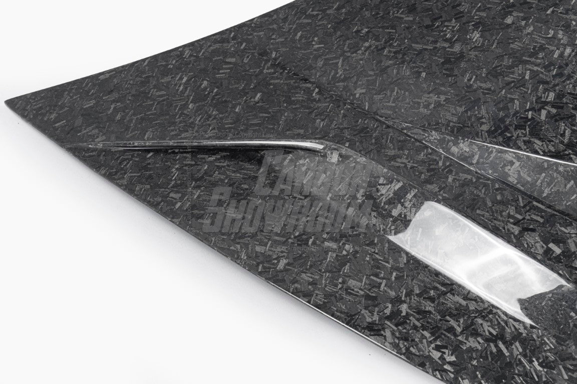 Tesla Model 3 Performance Long Range Standard Base 2017 2018 2019 2020 2021 2022 2023 with Aftermarket Parts - "Hacker" V2 Hood Bonnet Carbon Fiber / FRP from Robot Craftsman