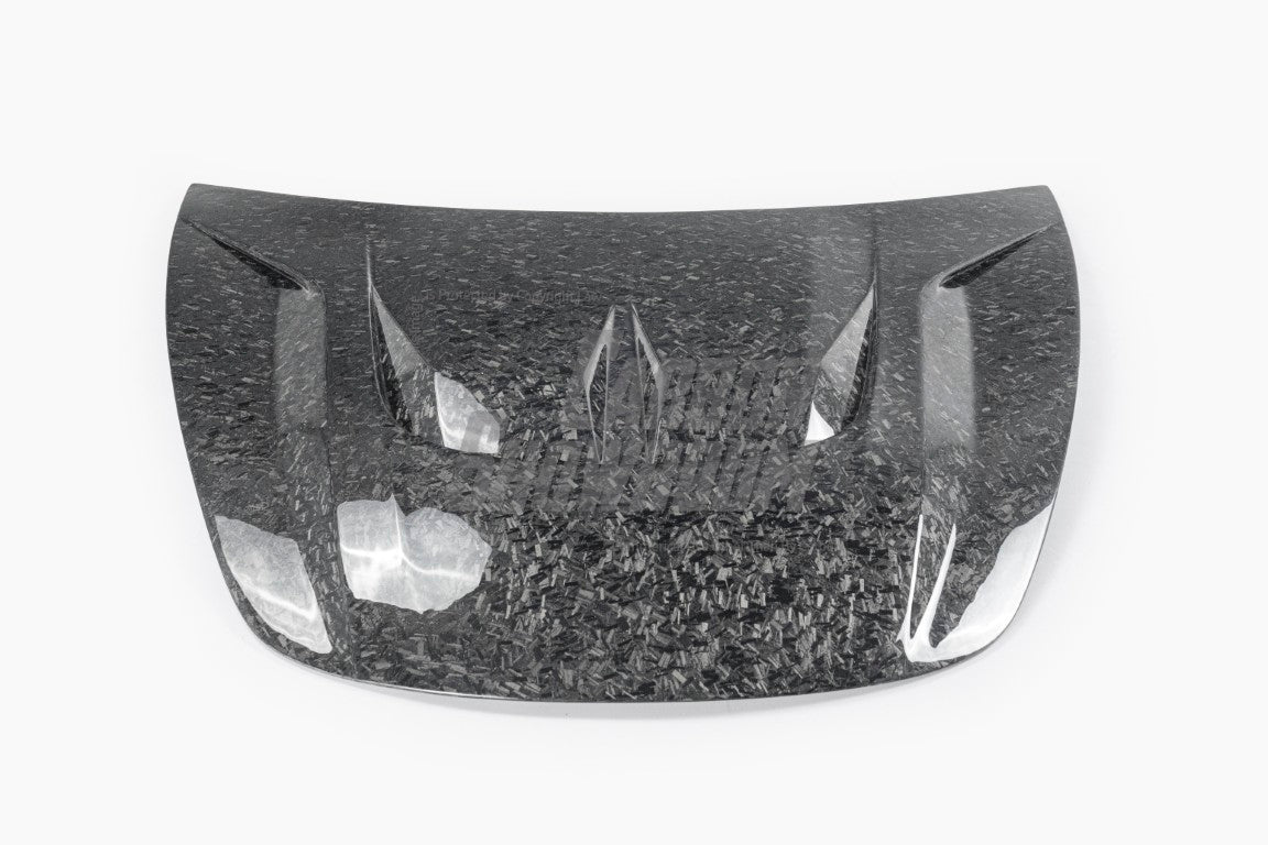Tesla Model 3 Performance Long Range Standard Base 2017 2018 2019 2020 2021 2022 2023 with Aftermarket Parts - "Hacker" V2 Hood Bonnet Carbon Fiber / FRP from Robot Craftsman