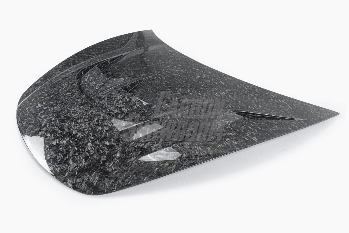 Tesla Model 3 Performance Long Range Standard Base 2017 2018 2019 2020 2021 2022 2023 with Aftermarket Parts - "Hacker" V2 Hood Bonnet Carbon Fiber / FRP from Robot Craftsman