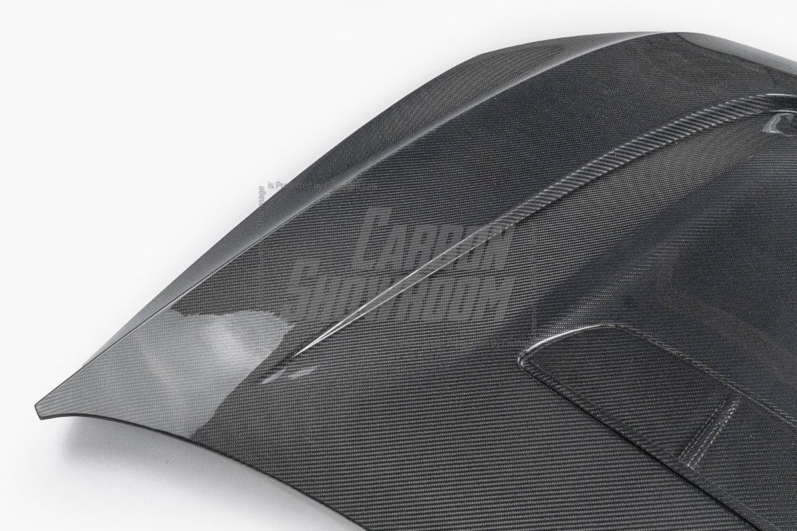 Volkswagen Golf R GTI Base MK7 MK7.5 2015 2016 2017 2018 2019 2020 2021 with Aftermarket Parts - Hood Bonnet Carbon Fiber / FRP from Robot Craftsman