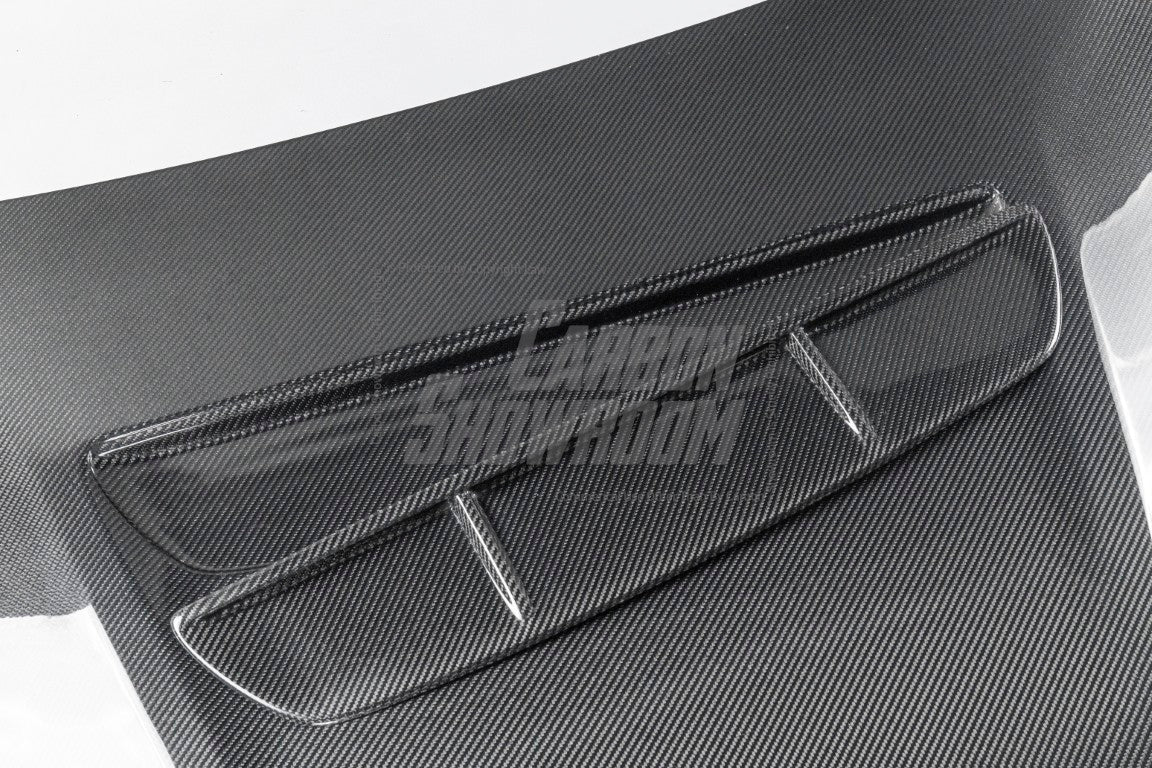 Volkswagen Golf R GTI Base MK7 MK7.5 2015 2016 2017 2018 2019 2020 2021 with Aftermarket Parts - Hood Bonnet Carbon Fiber / FRP from Robot Craftsman