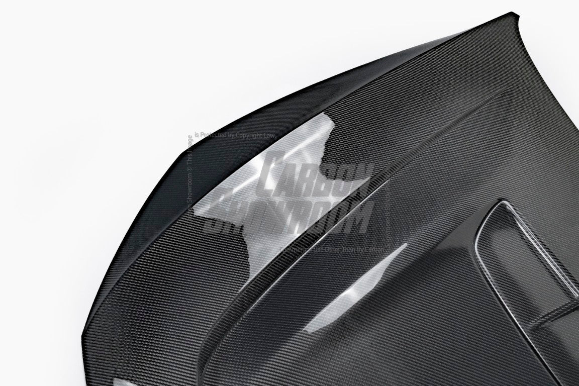 Volkswagen Golf R GTI Base MK7 MK7.5 2015 2016 2017 2018 2019 2020 2021 with Aftermarket Parts - Hood Bonnet Carbon Fiber / FRP from Robot Craftsman