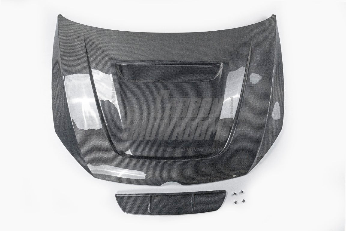 Volkswagen Golf R GTI Base MK7 MK7.5 2015 2016 2017 2018 2019 2020 2021 with Aftermarket Parts - Hood Bonnet Carbon Fiber / FRP from Robot Craftsman