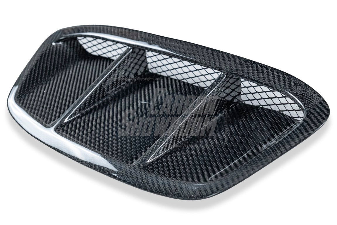 Toyota GT86 86 TRD GT SE Base ZN6 2017 2018 2019 2020 & Scion FR-S FRS ZN6 2013 2014 2015 2016 & BRZ TS Limited Premium ZN6 2013 2014 2015 2016 2017 2018 2019 2020 (compatible with ROBOT widebody kit) with Aftermarket Parts - Replacement Hood Scoop& Hood Bonnet Carbon Fiber / FRP from Robot Craftsman