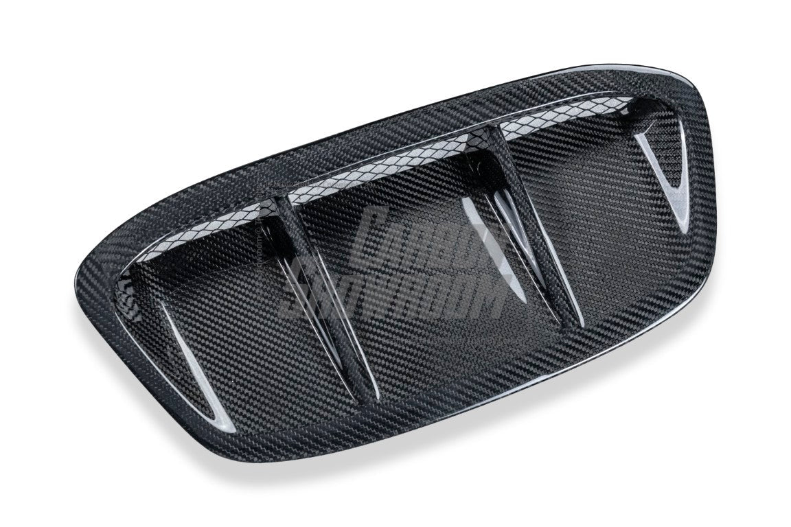 Toyota GT86 86 TRD GT SE Base ZN6 2017 2018 2019 2020 & Scion FR-S FRS ZN6 2013 2014 2015 2016 & BRZ TS Limited Premium ZN6 2013 2014 2015 2016 2017 2018 2019 2020 (compatible with ROBOT widebody kit) with Aftermarket Parts - Replacement Hood Scoop& Hood Bonnet Carbon Fiber / FRP from Robot Craftsman