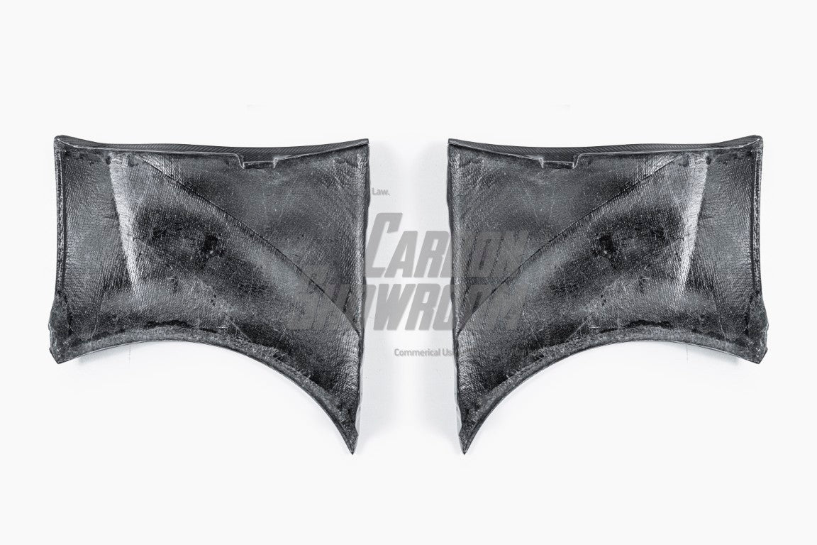 Toyota Supra MK5 A90 A91 3.0 2.0 2020 2021 2022 2023 2024 with Aftermarket Parts - Hyperion Narrow Body Flying Buttresses & Rear Bumper Valances Carbon Fiber / FRP from Robot Craftsman